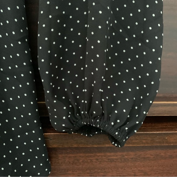 Victoria's Secret Black & White Polka Dot Romper, Size XS - Picture 13 of 16